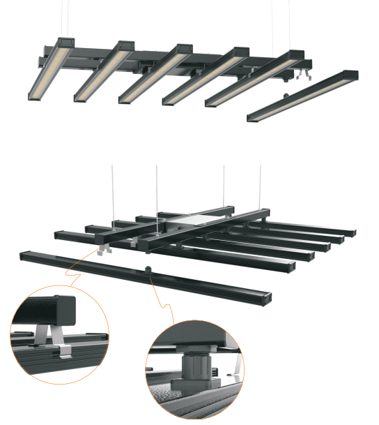 detail setting LED grow light