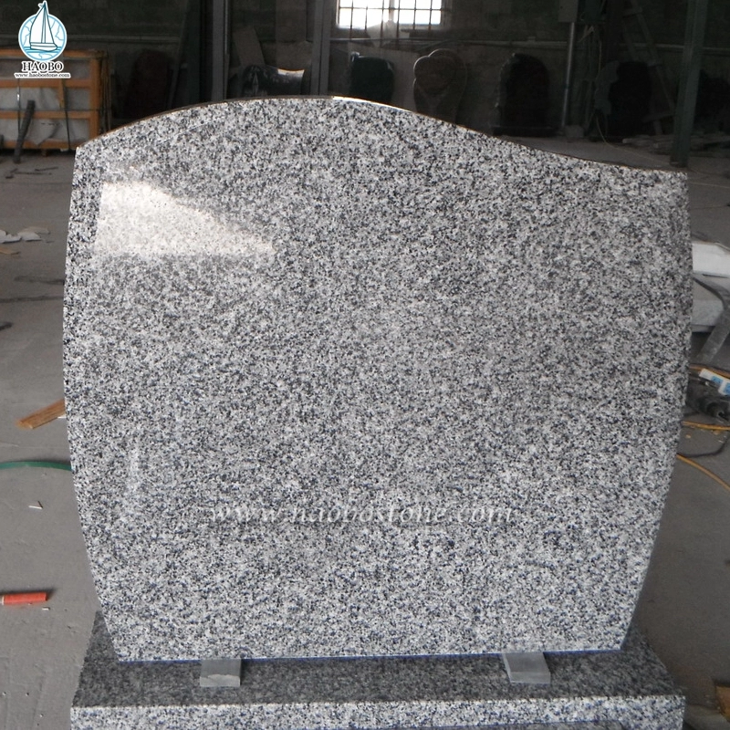 G655 Granit Abu-abu Desain Sederhana Batu Nisan Pemakaman Dipoles