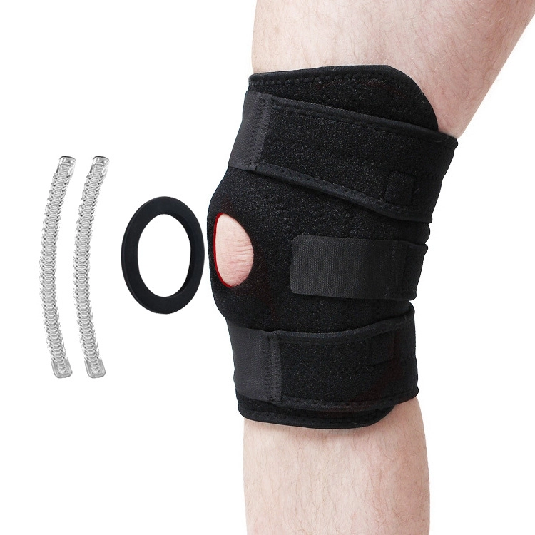 Penyangga Lutut Penyerapan Guncangan Pegas yang Dapat Disesuaikan Untuk Nyeri Lutut