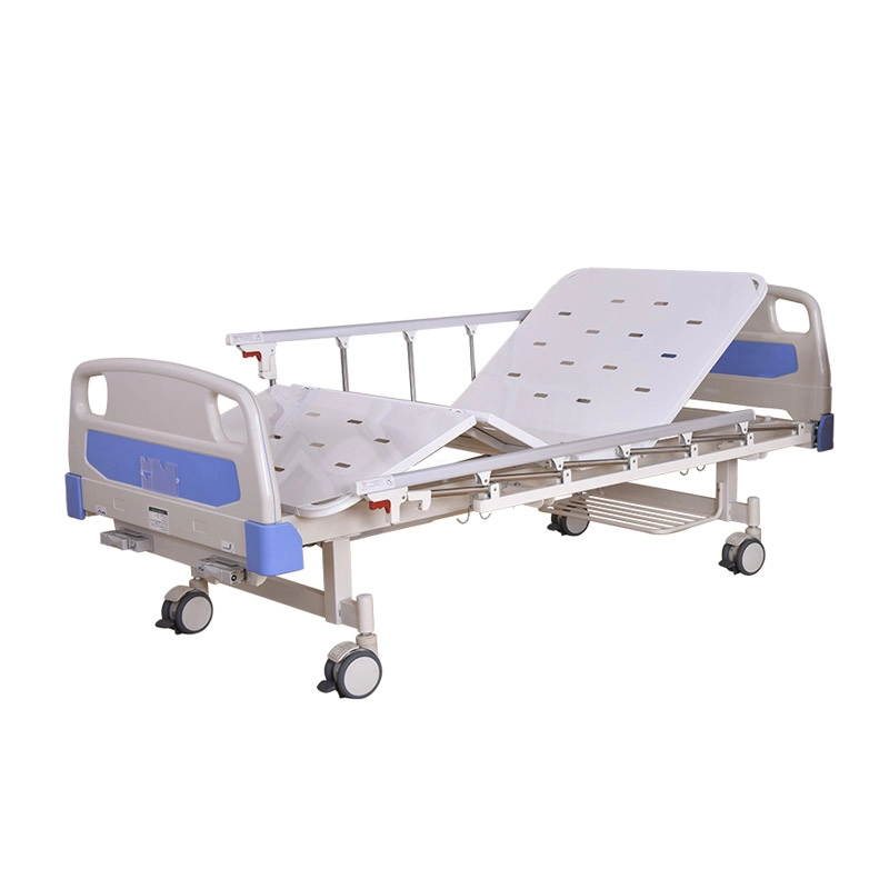 HC-B011 Kualitas Tinggi Mewah 2 Engkol 2 Fungsi Tempat Tidur Rumah Sakit Manual Untuk Pasien