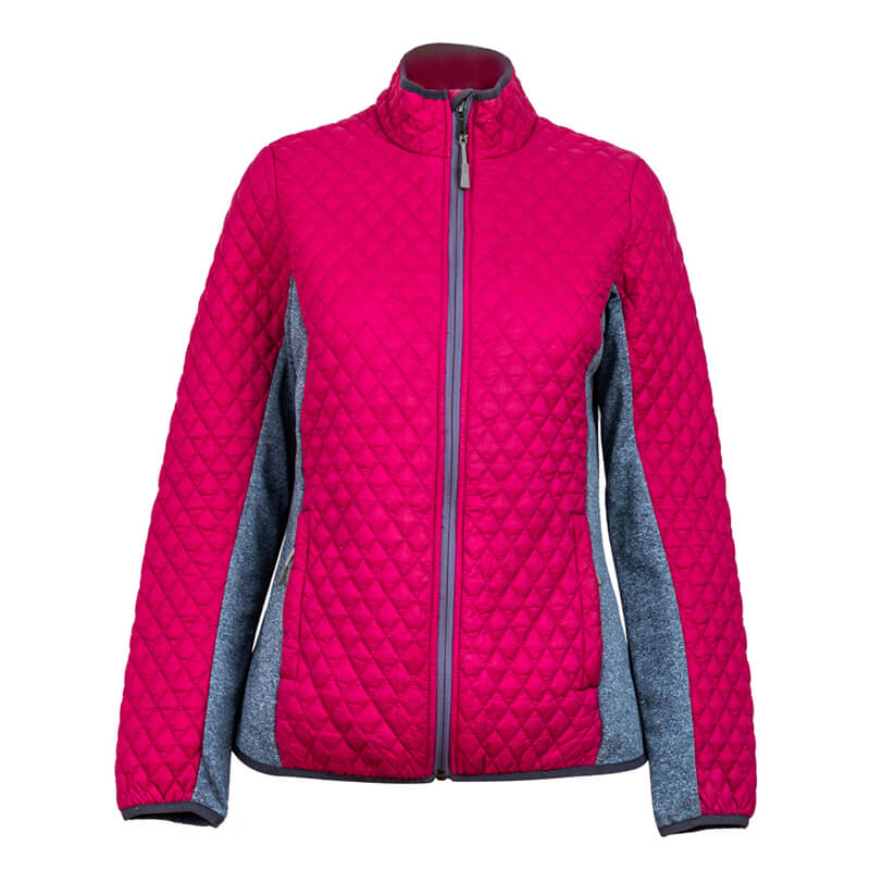 Women's Stand Collar Hybird Fleece Jacket