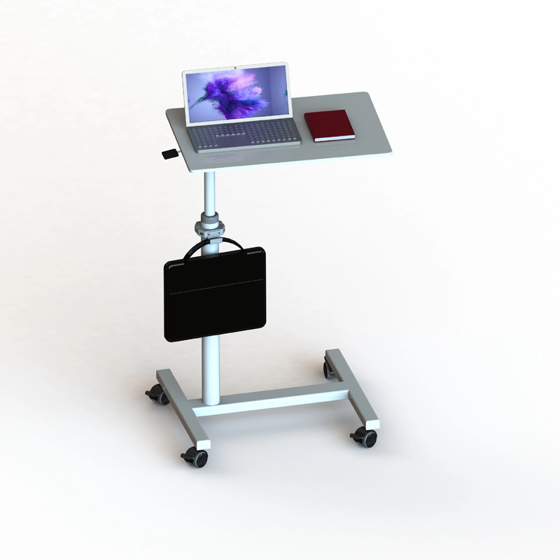 Meja Makan Seluler Medis lipat medis yang dapat disesuaikan Untuk Rumah Sakit