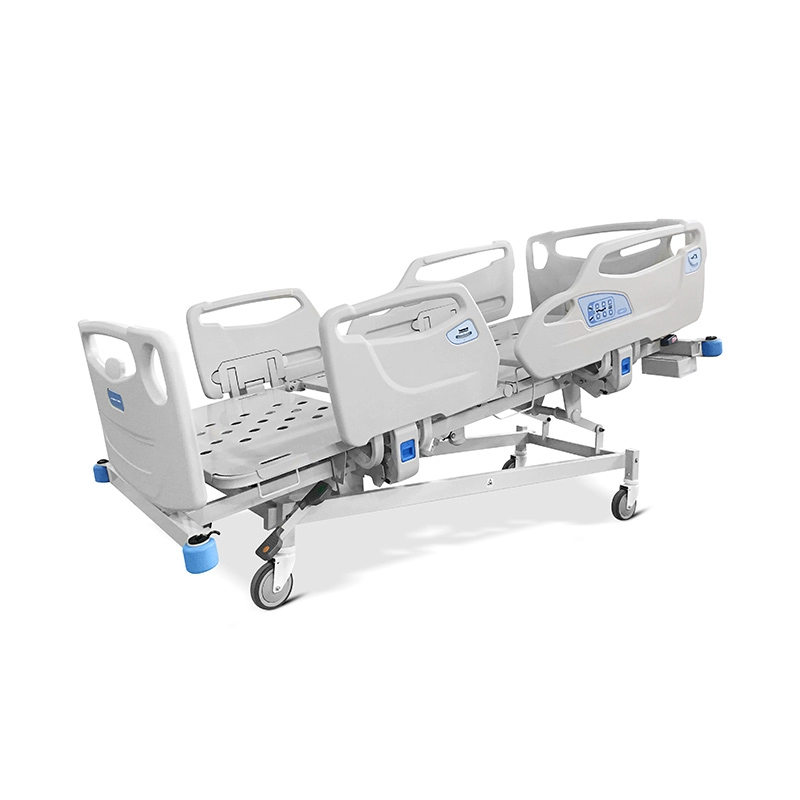 Peralatan Medis Berkualitas Tinggi Tempat Tidur Rumah Sakit ICU Listrik 5 Fungsi