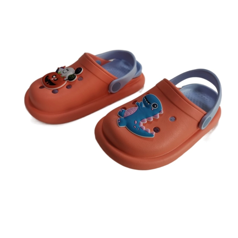 Sepatu bakiak anti selip anak Sandal slingback injeksi EVA dengan lubang udara