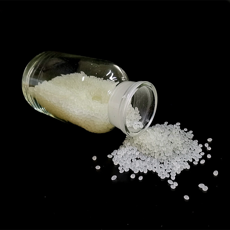 Biodegradable Poly Lactic Acid PLA Resin Kuning Muda Untuk Ekstrusi