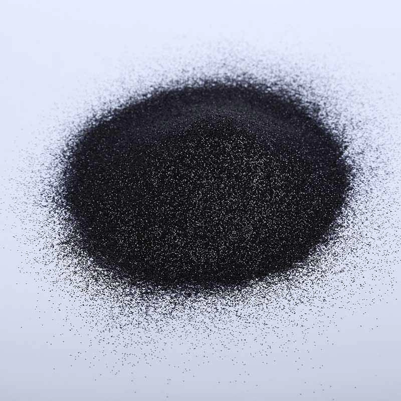 Sparkling Precision Cut Black Glitter Powder