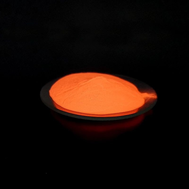 Pigmen Photoluminescent Orange Glowing Tahan Air Untuk Tanda Keselamatan