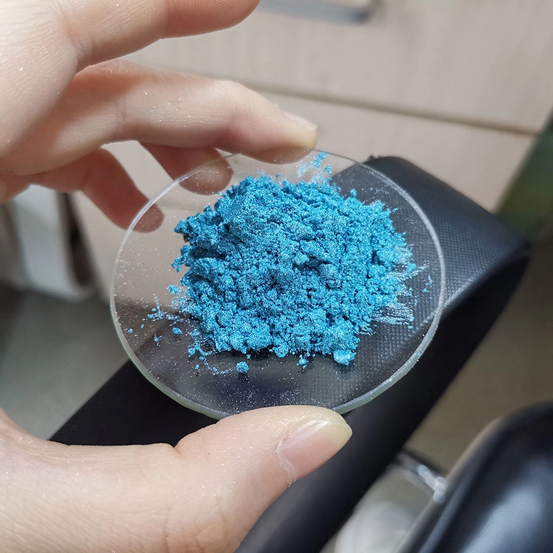 AS 400 Bright Mica Pearl Lustre Blue Pigment Powder