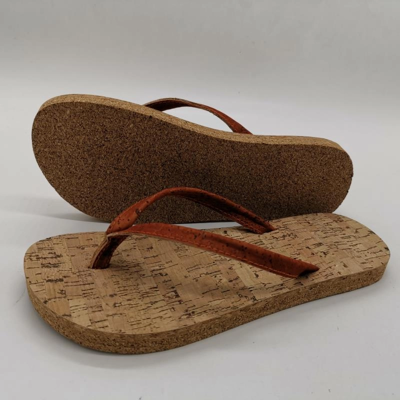 Sandal sol pantai gabus Thong sandal pria ramah lingkungan