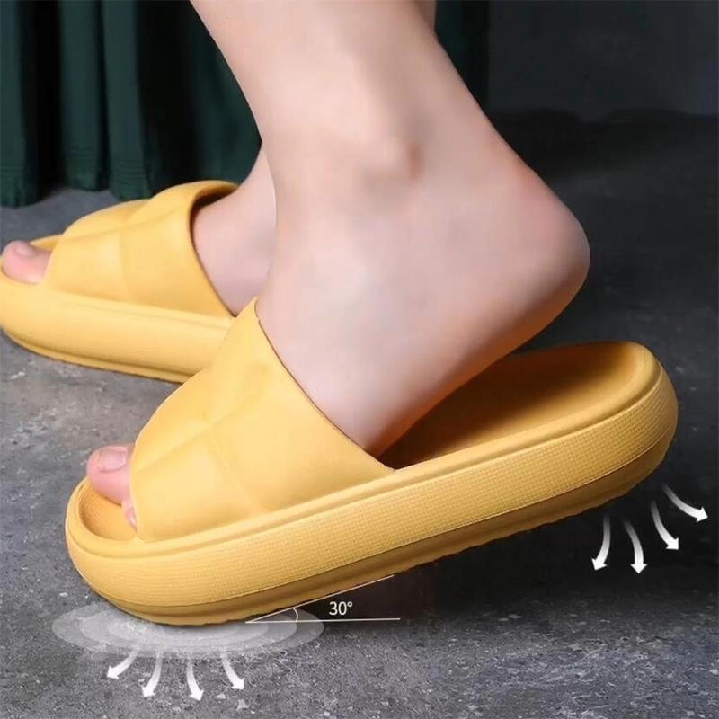 Mandi bawah tebal non-slip sandal rumah wanita Kawai sandal platform lucu