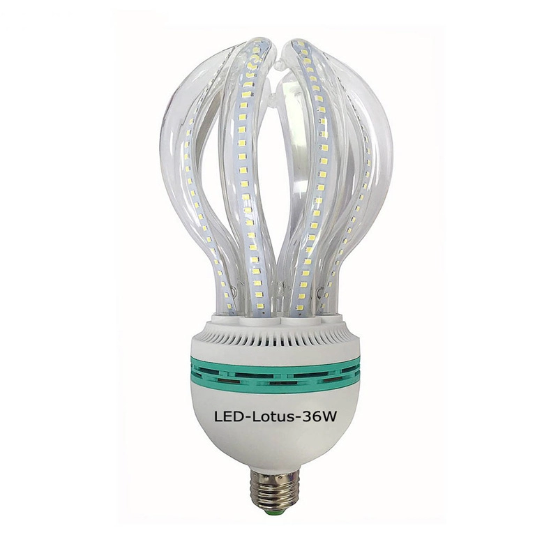 E27 Lampu Jagung LED Putih Lotus 36W