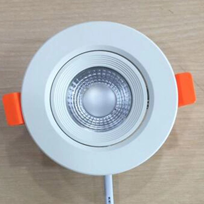 Downlight LED plastik AL yang dapat diputar 6W 9W 12W