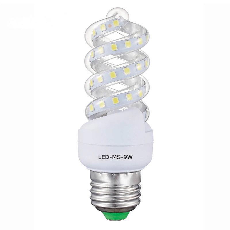 Harga rendah bohlam LED mini spiral 9W