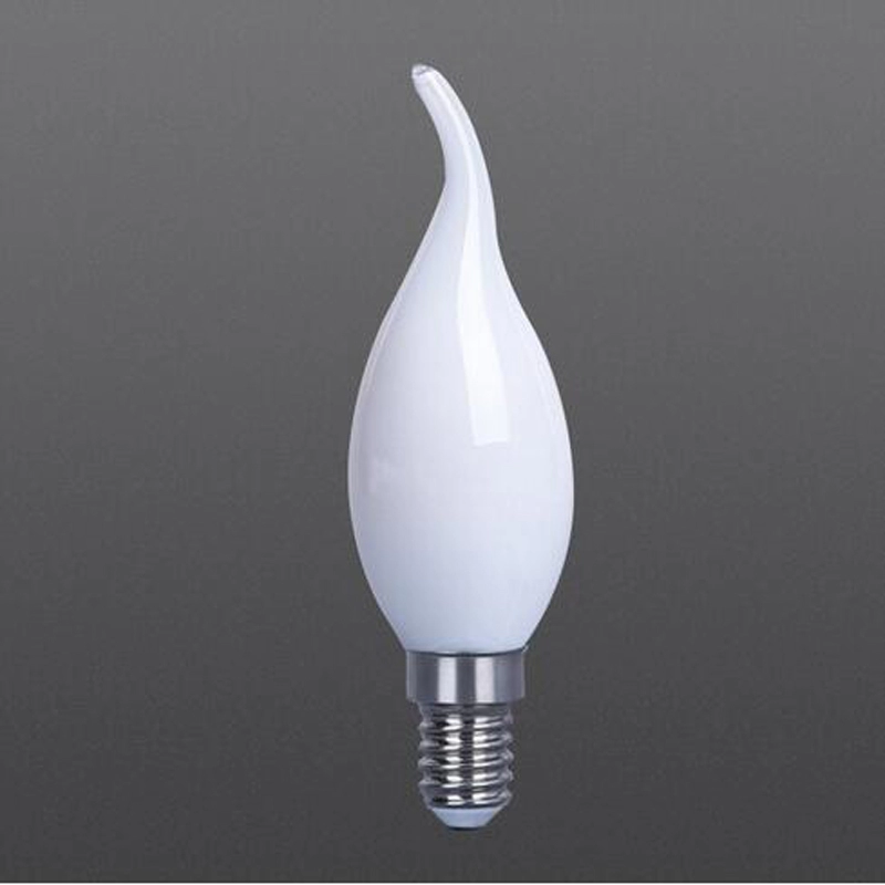 Bening/Putih/Bulu lampu filamen LED warna putih C35T