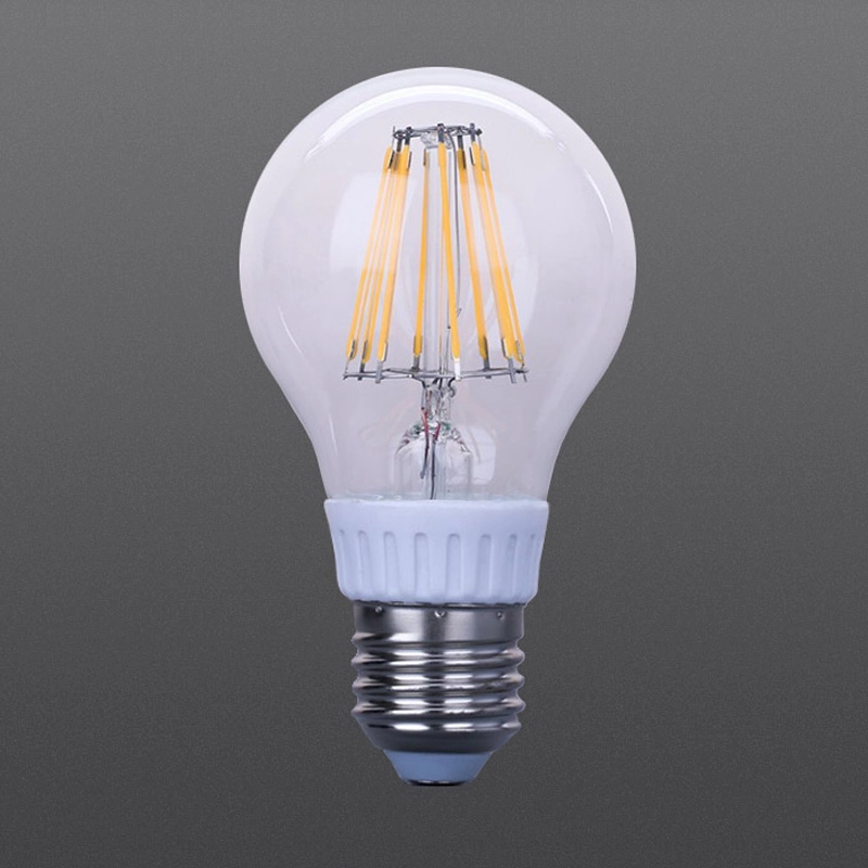 Bola lampu LED filamen kaca berwarna-warni yang dapat diredupkan 4W 6W 8W