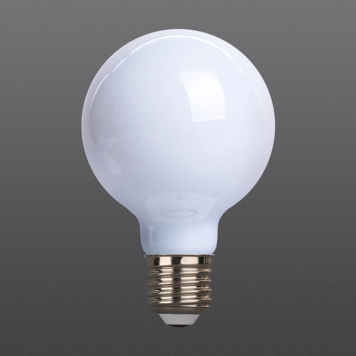 Bohlam filamen LED putih susu berkualitas tinggi G80