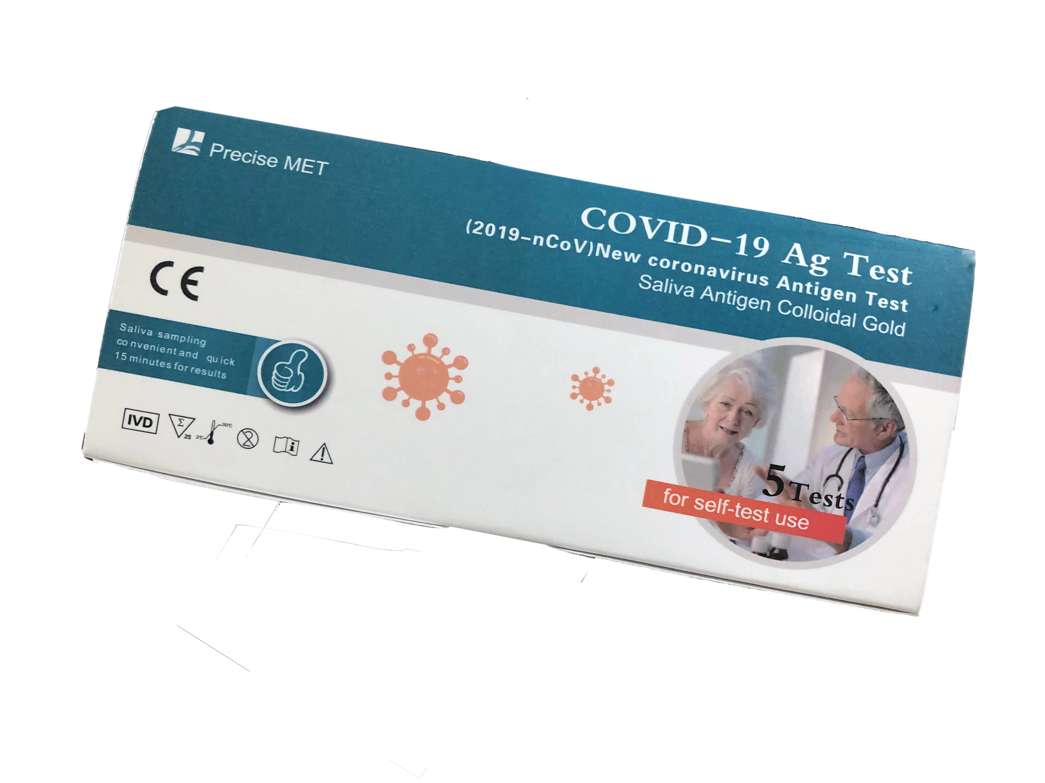 10 tes/Saliva Antigen Test (Koloid Emas)