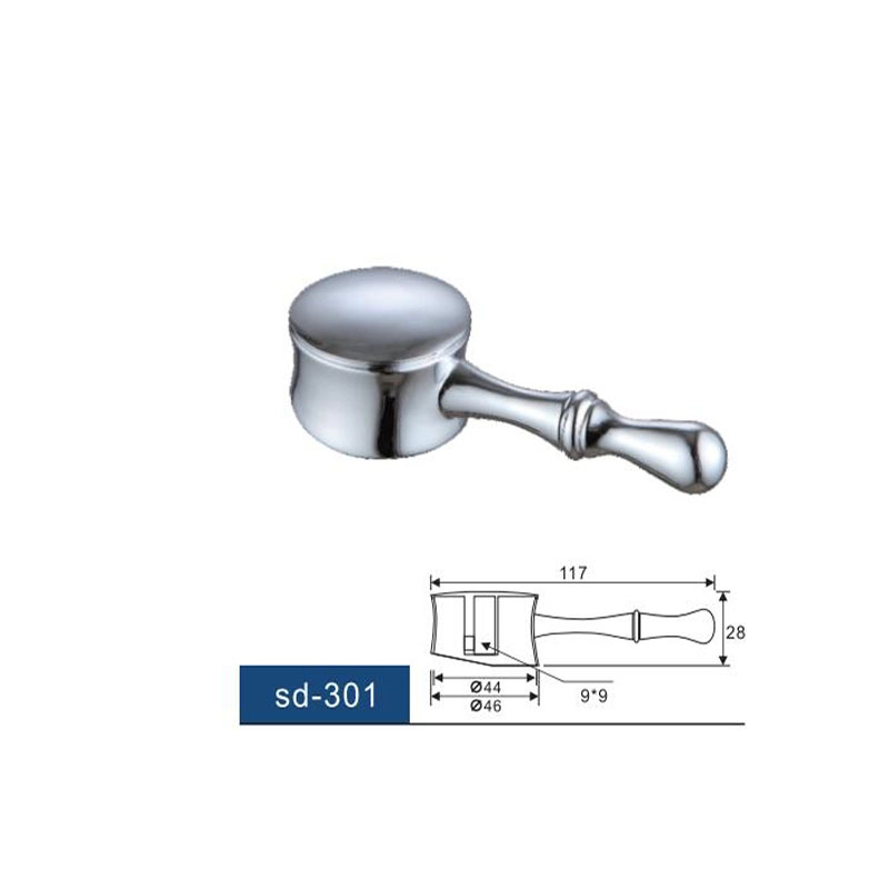 Faucet Handle Zinc Alloy Basin Mixer Faucet Keran Waterfull Single Tuas Menangani 35 Mm Valve Faucet Parts Alat