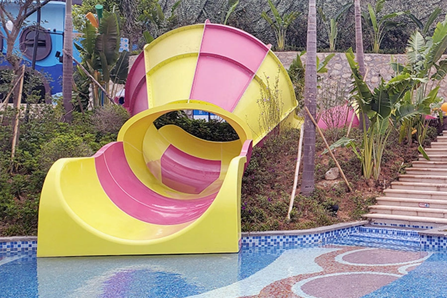 Peralatan Taman Air Anak Kolam Renang Slide Home Kids Water Park Slide