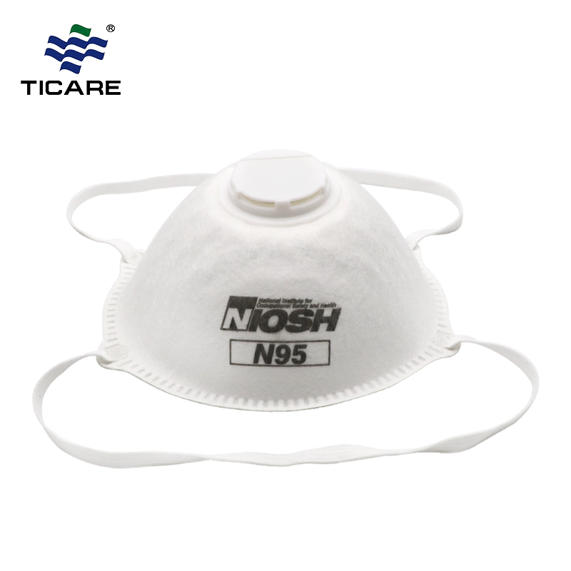 Masker Wajah Sekali Pakai medis N95 dengan filter bakteri 95%