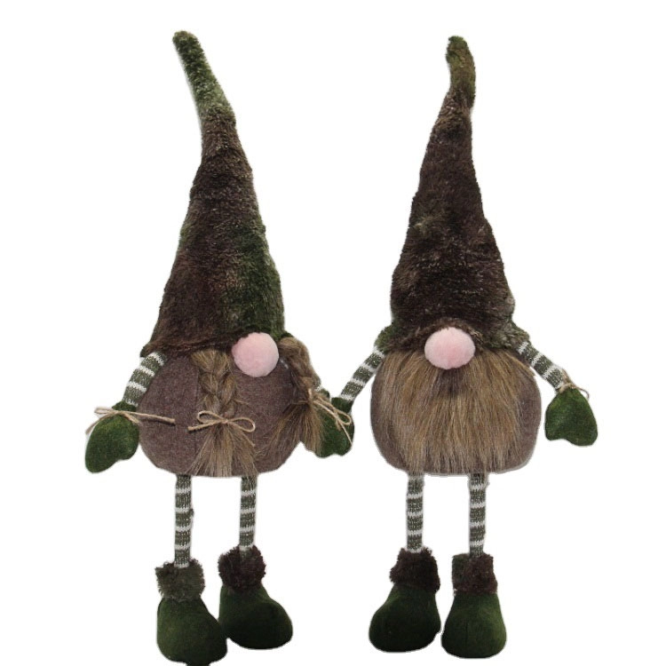 Gnome Mewah dengan Lumut Finishing Stuffed Sinterklas Swedia