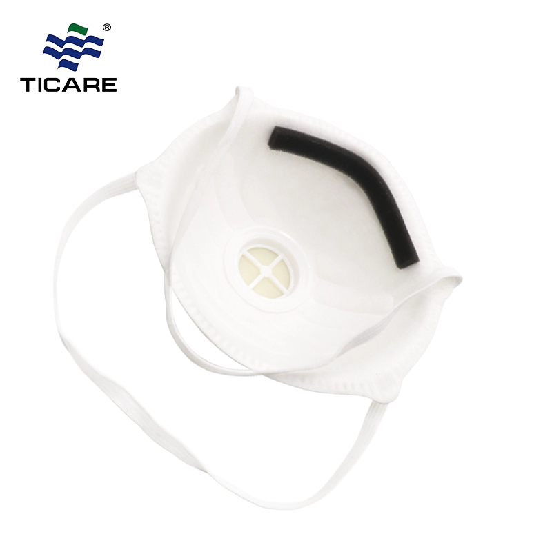 Earloop N95 Polusi Respirator Masker Debu Dengan Katup Atau Tanpa