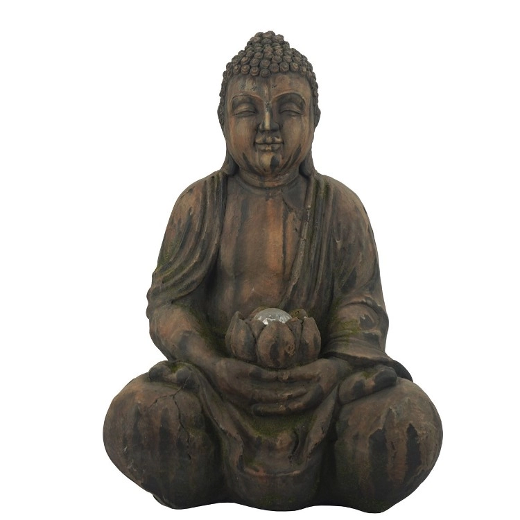 Patung Buddha Meditasi Dekorasi Taman MGO