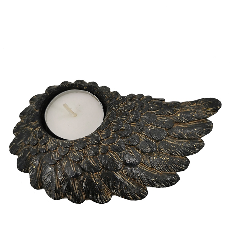 angel wing tea light holder