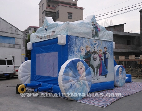 Kastil goyang tiup anak-anak di luar ruangan dengan perosotan dengan sertifikasi EN14960 dari Sino Inflatables