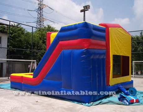 Rumah bouncing kombo tiup putri anak-anak dengan slide yang terbuat dari bahan bebas timah dari Guangzhou Inflatables