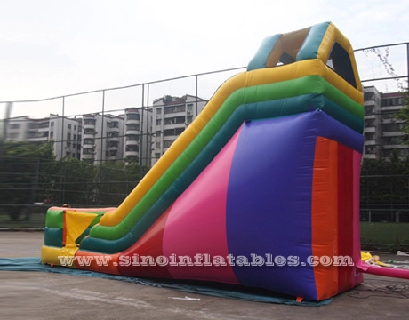 19' custom made inflatable dry slide dengan bahan bebas timah