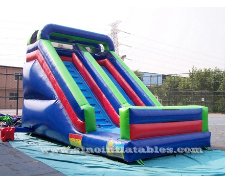 25x13 slide tiup anak-anak kelas komersial beban depan untuk pesta luar ruangan yang menyenangkan