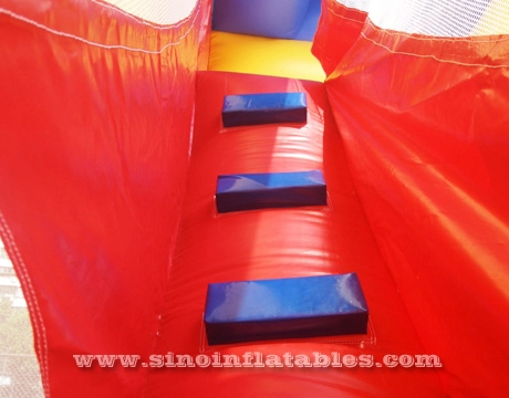 5in1 crayonland anak-anak combo rumah bouncing tiup dengan slide untuk pesta luar ruangan yang terbuat dari bahan kelas 1