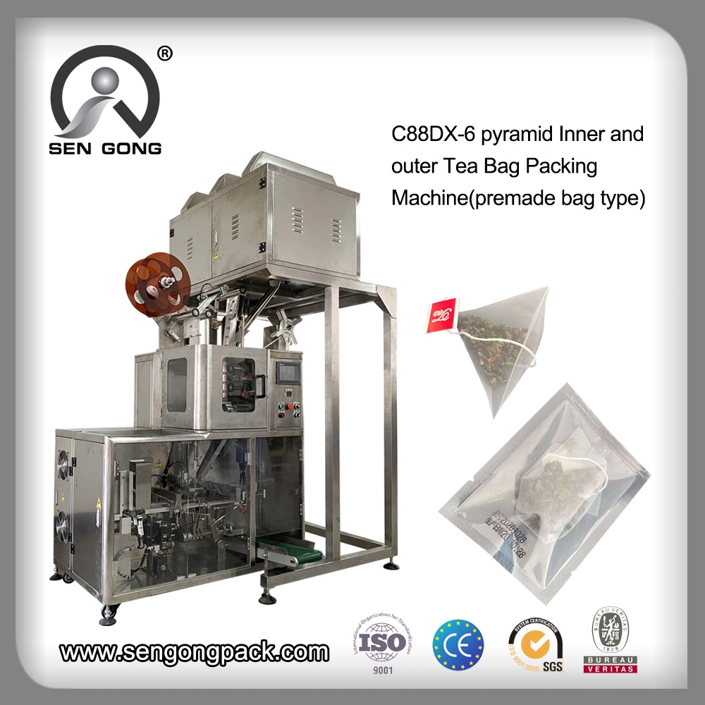 C88DX Produsen mesin pengepakan teh bioweb otomatis (tipe tas)