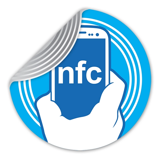 Stiker Tag NFC Sekali Pakai Pasif 13,56Mhz