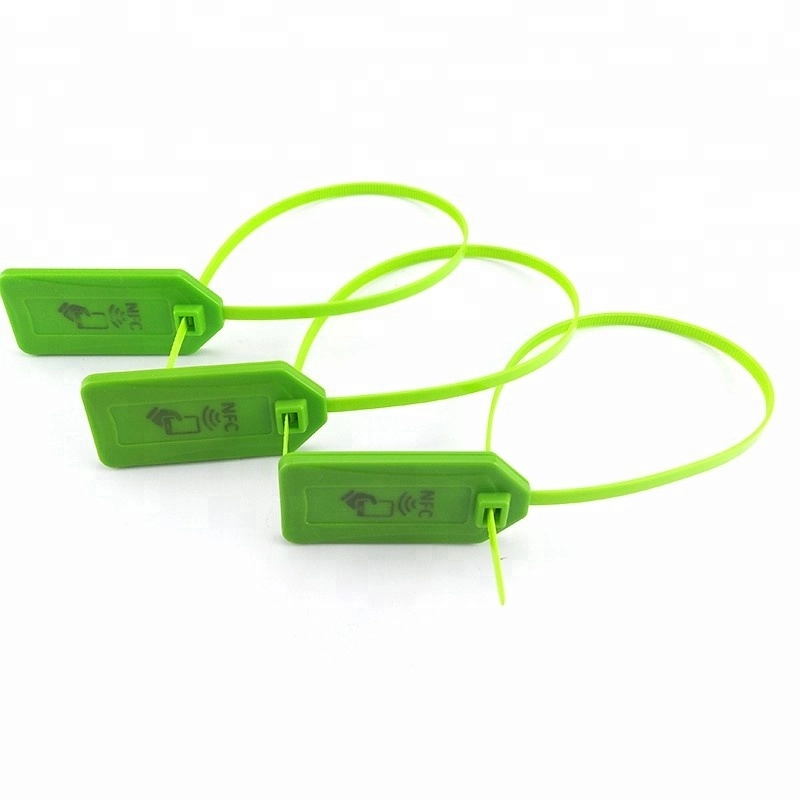 Tag Dasi Kabel NFC RFID Dasi Zip Baja Nilon yang Dapat Dilepas
