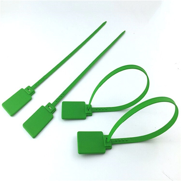 Tag Segel Pengikat Kabel RFID plastik PP 13,56mhz pasif untuk manajemen pelacakan