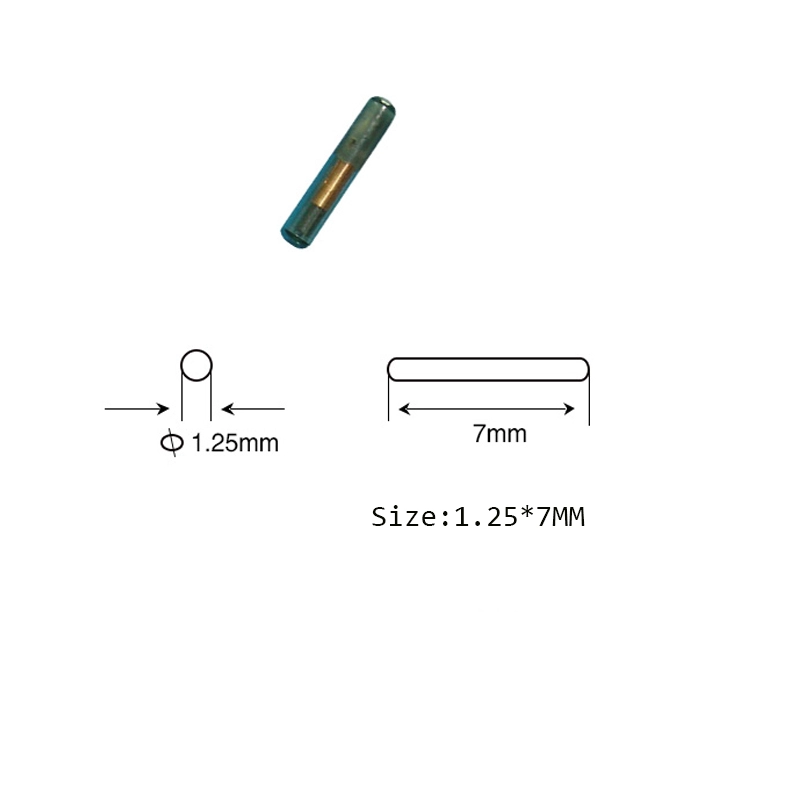 7x1.25MM 134.2KHz EM4305 Tag Microchip Kaca Hewan RFID