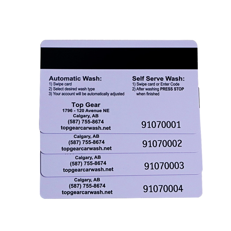 Cetak Kartu Hadiah RFID Dengan Pencetakan Nomor