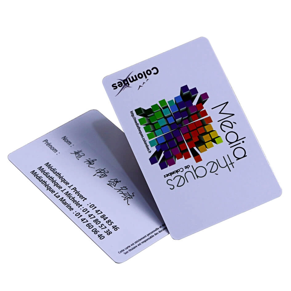 Kartu Chip RFID Tanpa Kontak Plastik PVC Cetak Penuh
