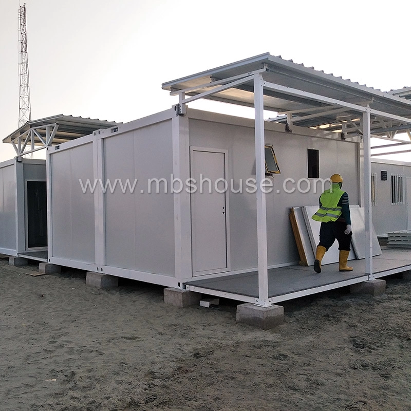 Rumah kontainer tempat tidur susun pra-produksi untuk lokasi konstruksi
