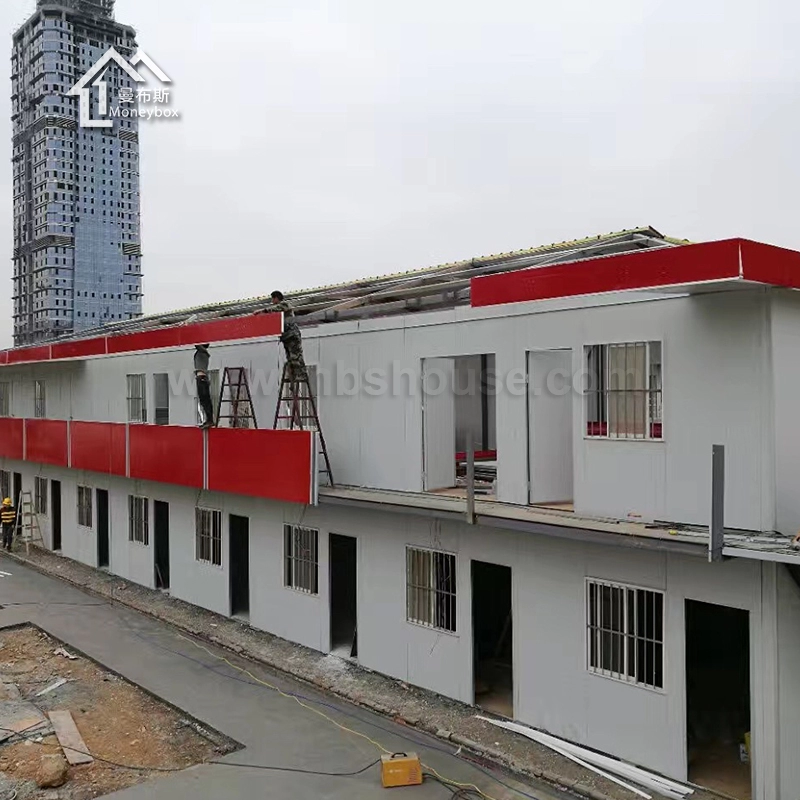 Rumah Gaya T Prefabrikasi Modular Pabrik Cina di Lokasi Konstruksi