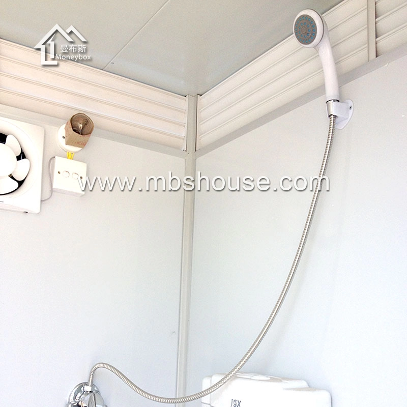 Toilet Bergerak Portabel Umum Rangka Baja Ringan yang Dirancang Baru untuk Luar Ruangan