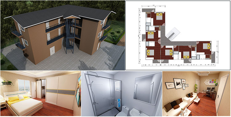 Rumah prefabrikasi untuk rumah tinggal