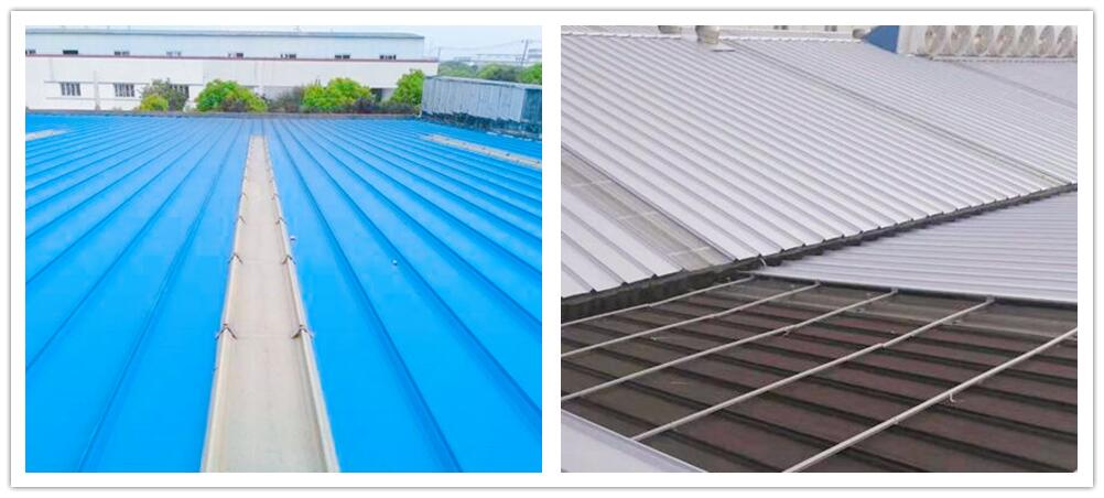Lembaran atap digunakan pada bangunan berstruktur baja bentang panjang