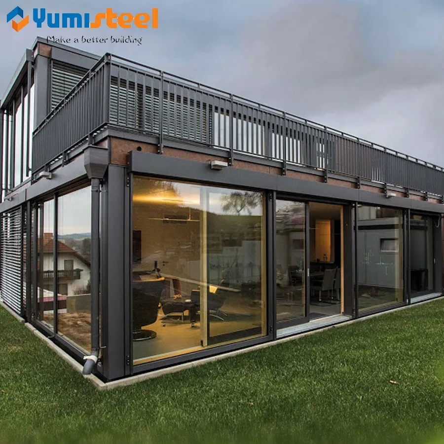Desain rumah modular mode modern untuk tempat tinggal