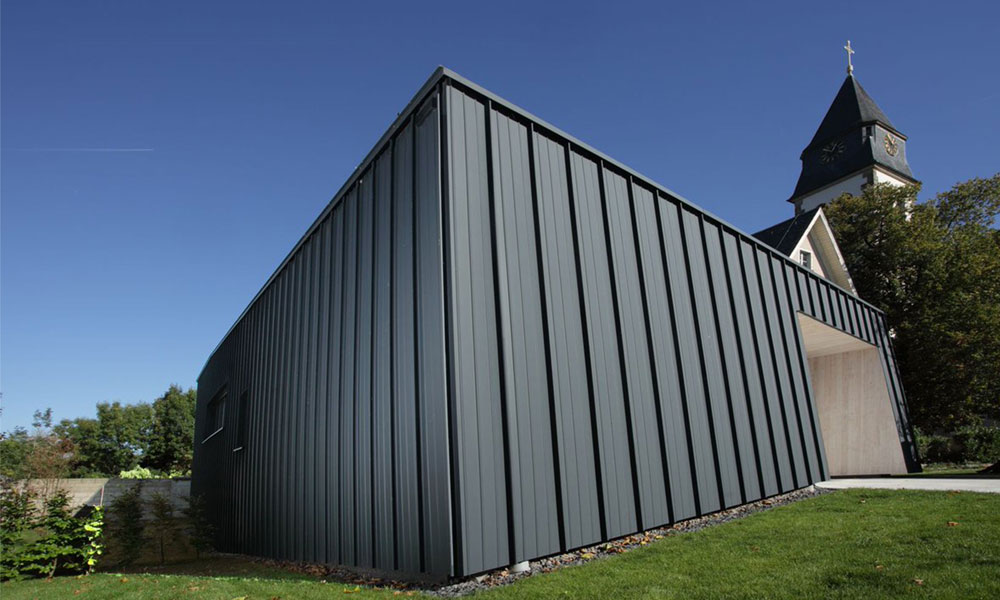 panel aluminium untuk sistem atap bentang besar