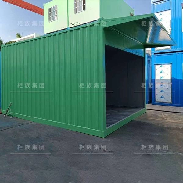Toko kontainer yang direnovasi pabrik buatan China dengan bahan galvanis