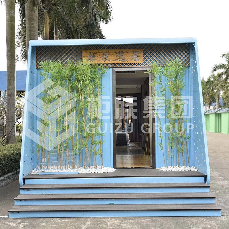 Produsen OEM China Prefab Mobile Hotel terbuat dari Veneer Bergelombang