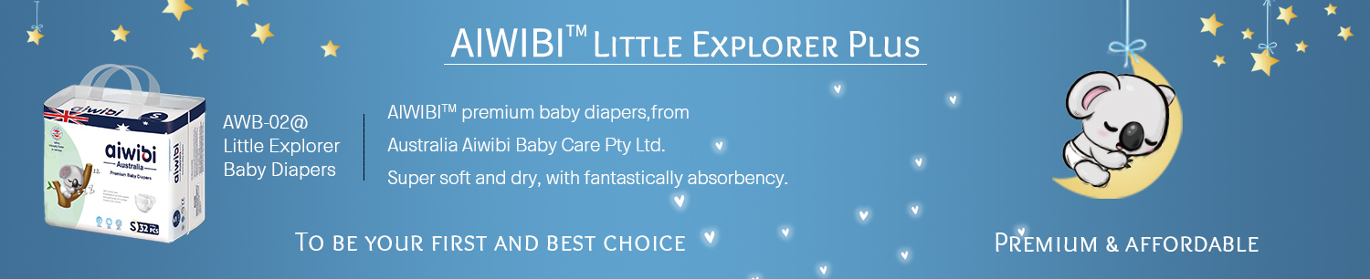 Popok Bayi Sekali Pakai Super Lembut Bernapas Dengan Kapasitas Penyerapan Premium